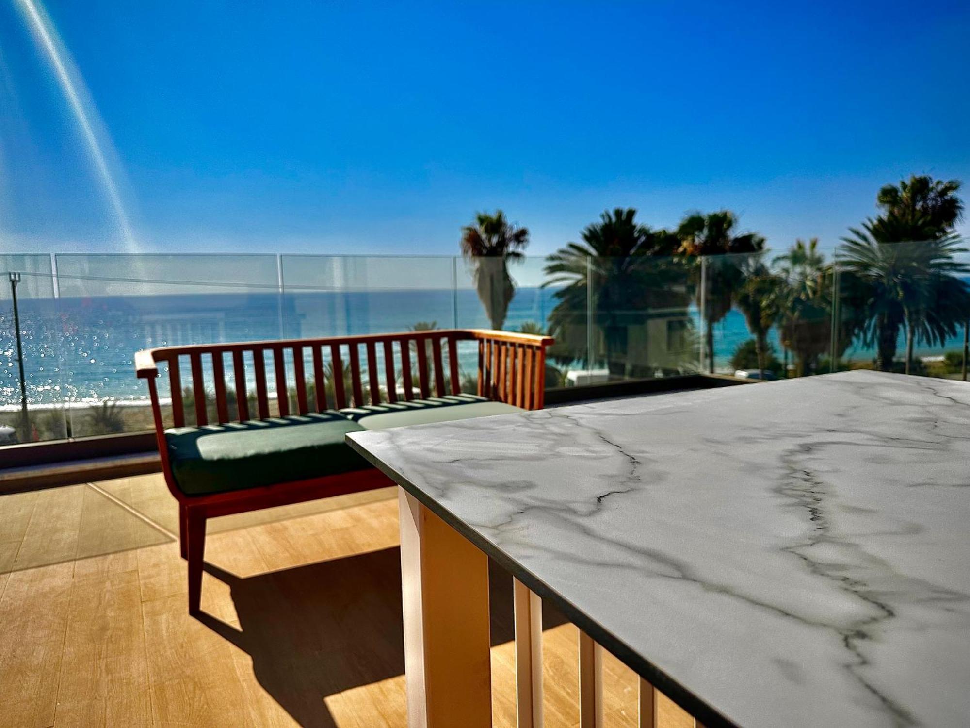 Santa Barbara Seafront Villas W Jacuzzi Pool Paphos Exteriér fotografie